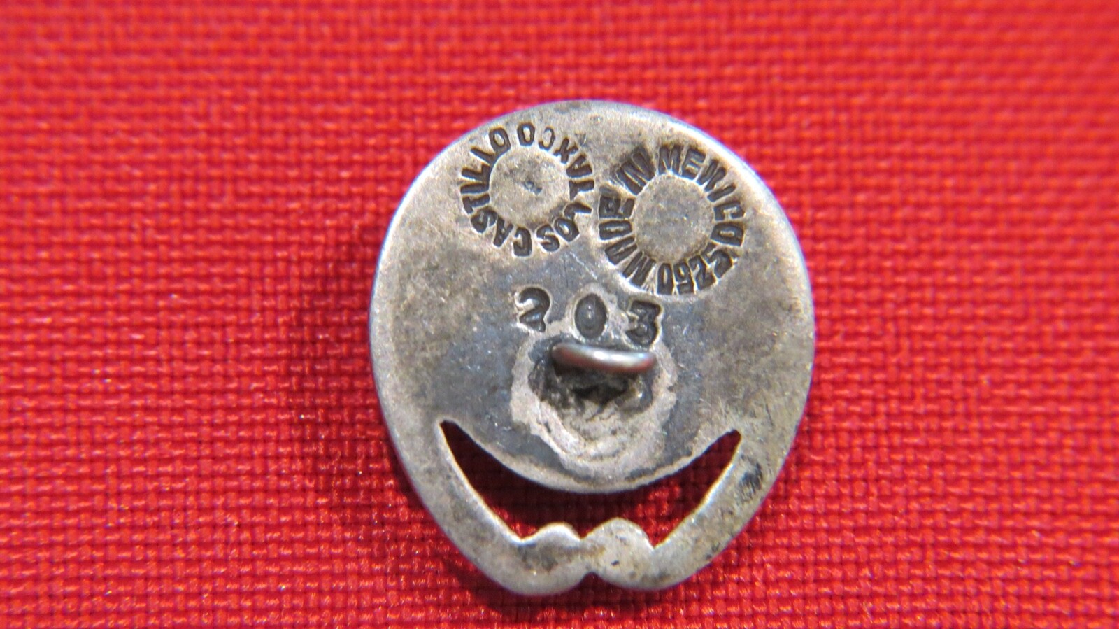 LOS CASTILLO TAXCO VINTAGE STERLING SILVER HALF DOME BUTTONS