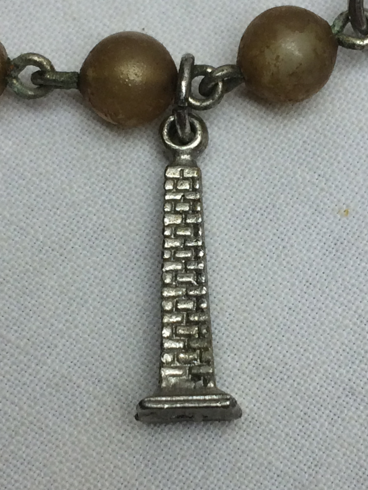 Vintage Charms and Charm Bracelet Washington D. C. Cherry Blossom Tree Buildings