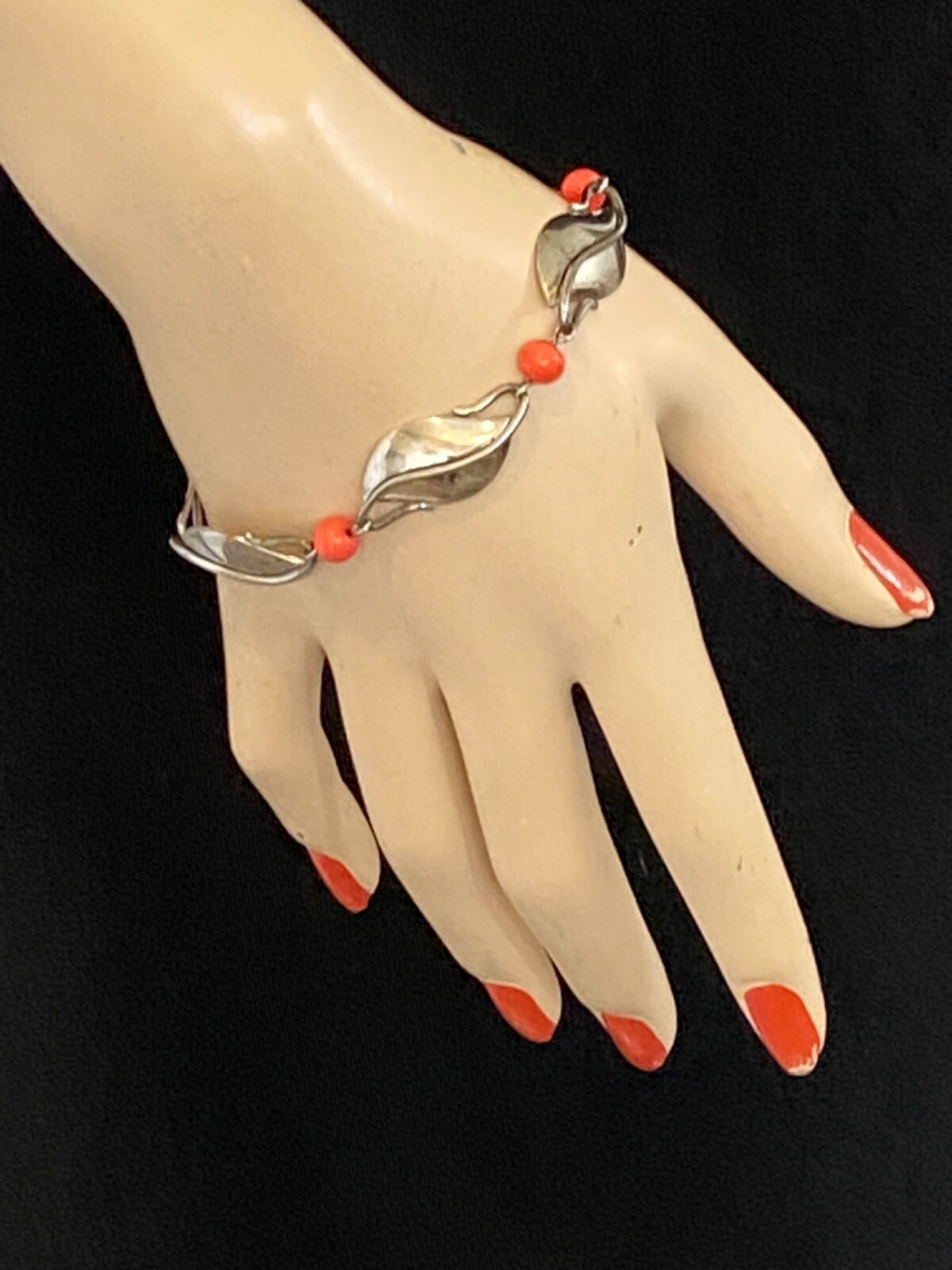 Vintage SIMMONS Sterling Silver MCM Art Deco Modernist Retro Bracelet