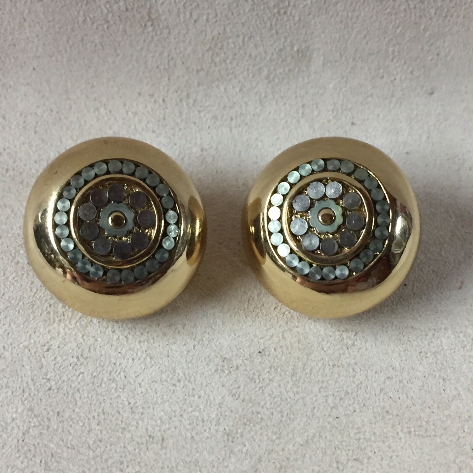 Orena Paris Gold/ Silver Tone Clip On Earrings