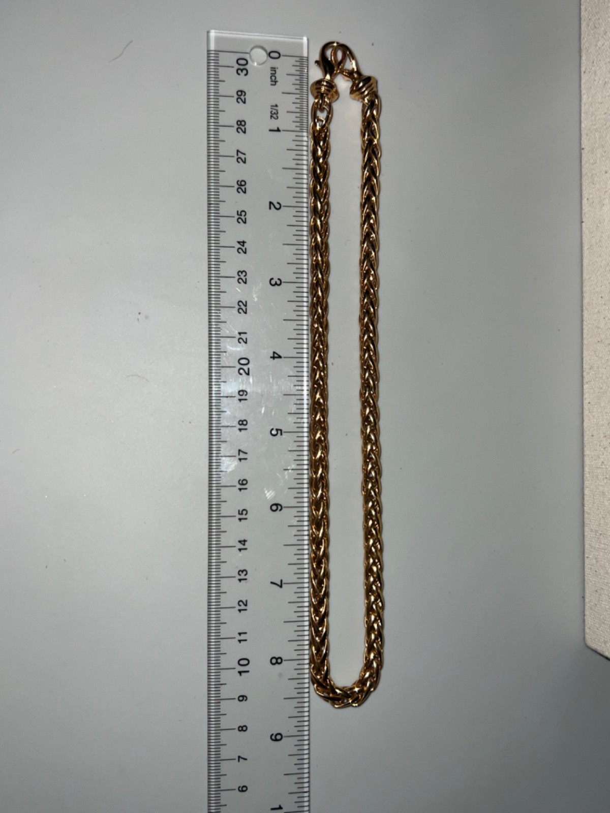 Vintage Gold-tone PREMIER DESIGNS Wheat Chain Necklace
