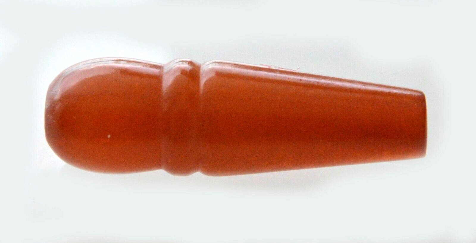 1970 RUSSIAN SOVIET BALTIC AMBER TIP TYPE ROSARY NECKLACE 琥珀 BEAD STONE ROCK PIN