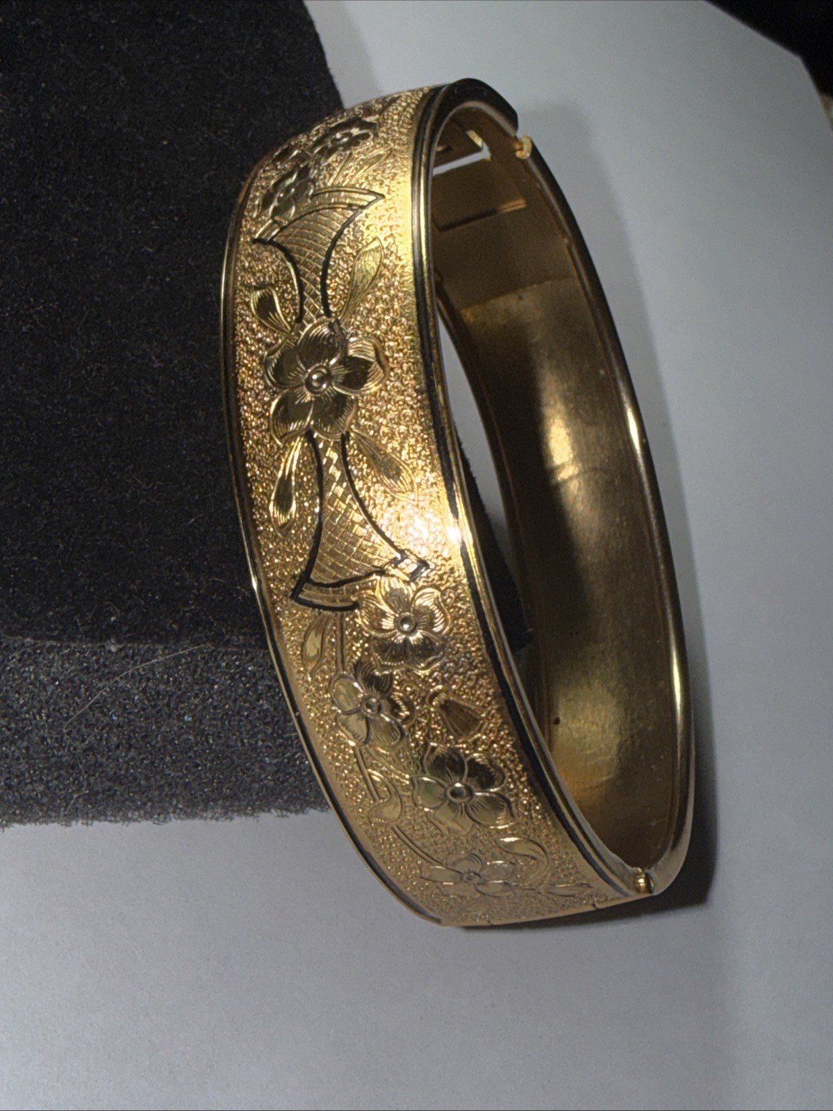 Bracelet Gold Filled 100 Year Old 6.5” 15mm Wide Antique Unmarked
