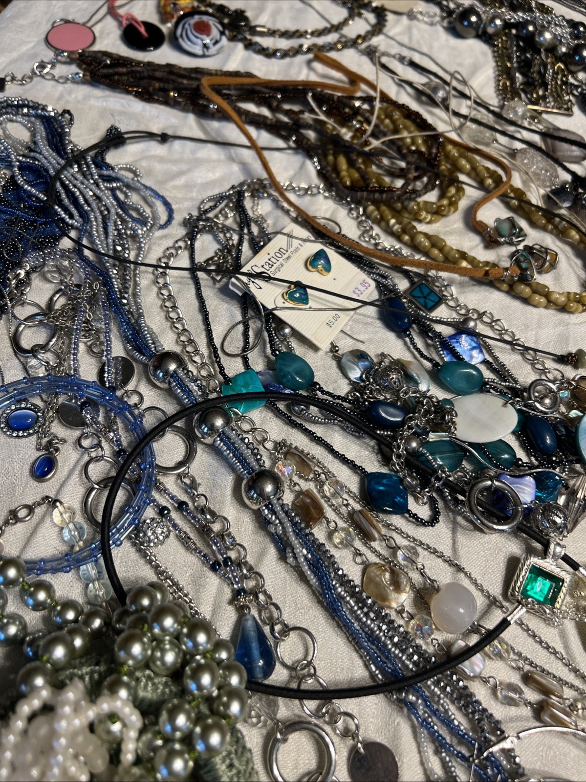180pc VTG To Now Boho Artisan Eclectic Jewelry Lot Festival Maximalist Global