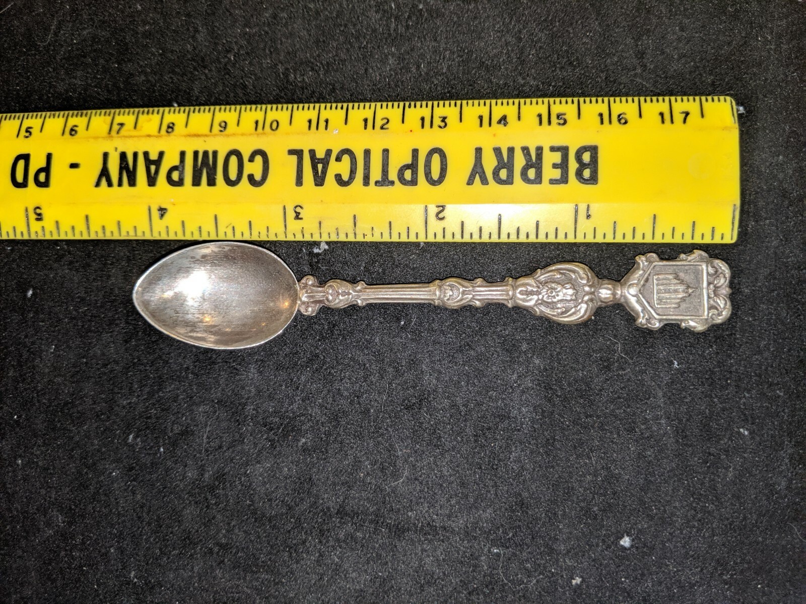 MONTAGNANI Italy white metal silver tone Collectible Souvenir approx 5.25″L