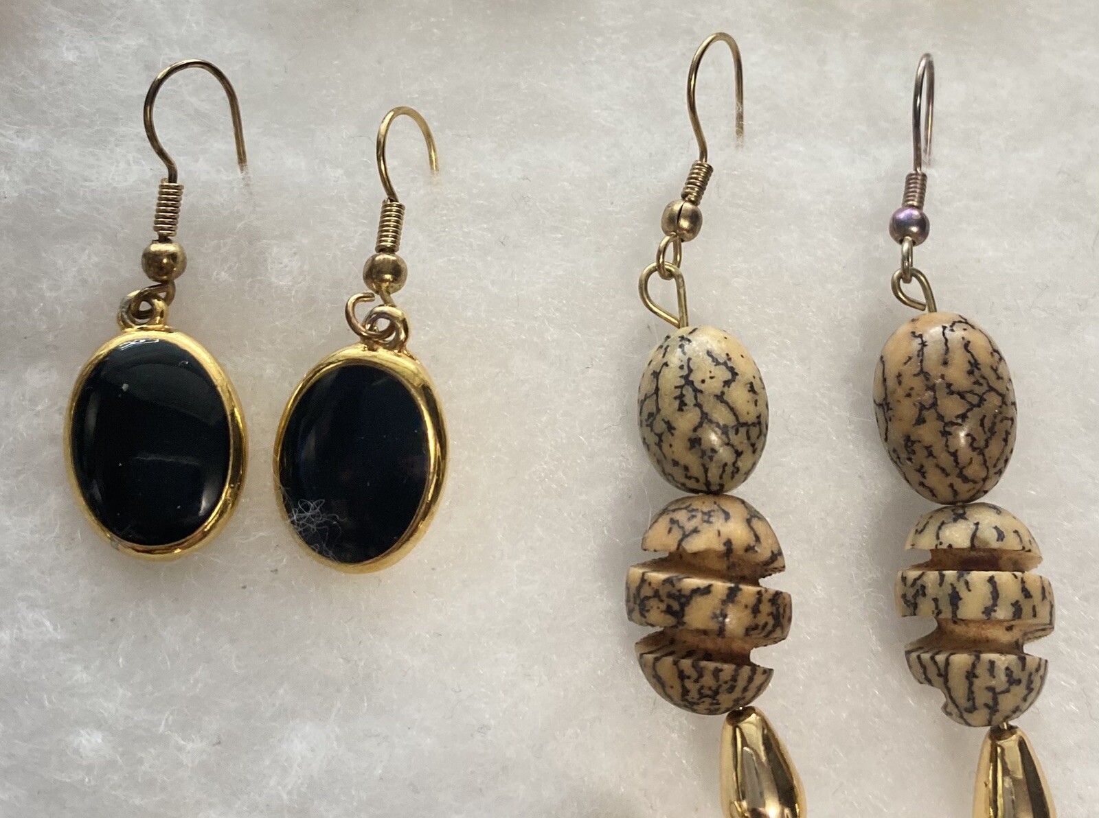 Estate Find Assorted Lot Of Earrings X 12 Pr 1- WHITE STAG