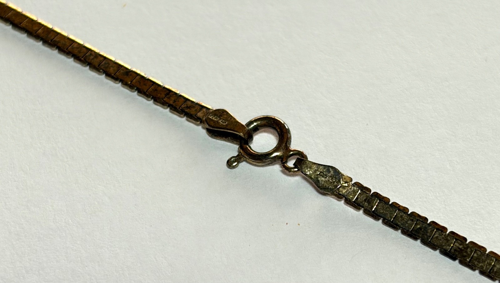 NECKLACE : HERRINGBONE GOLD-FILLED CHAIN #2 : 23.5 inches