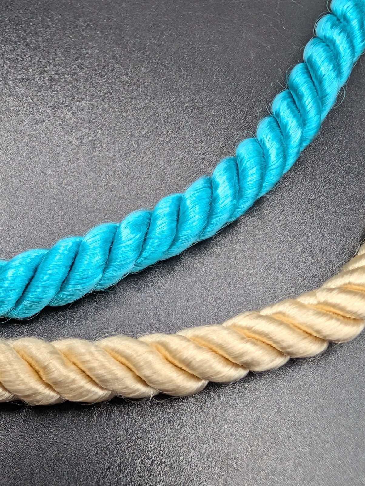 Vintage Gay Boyer Twisted Rope Gold-Tone Seashell Statement Necklace