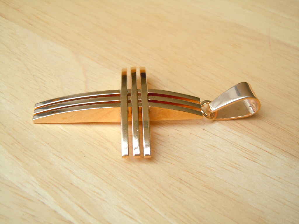 Cross Pendant 0.7oz/2 11/16×1 1/2in