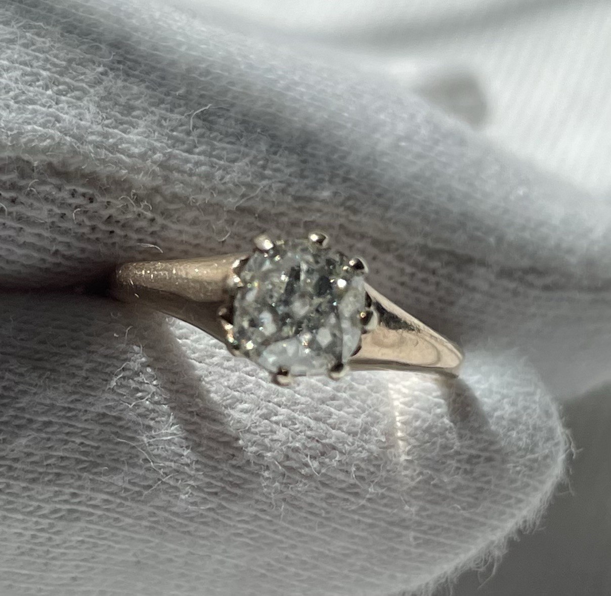 Vintage Diamond Ring – 1.32CTW Old European Cut