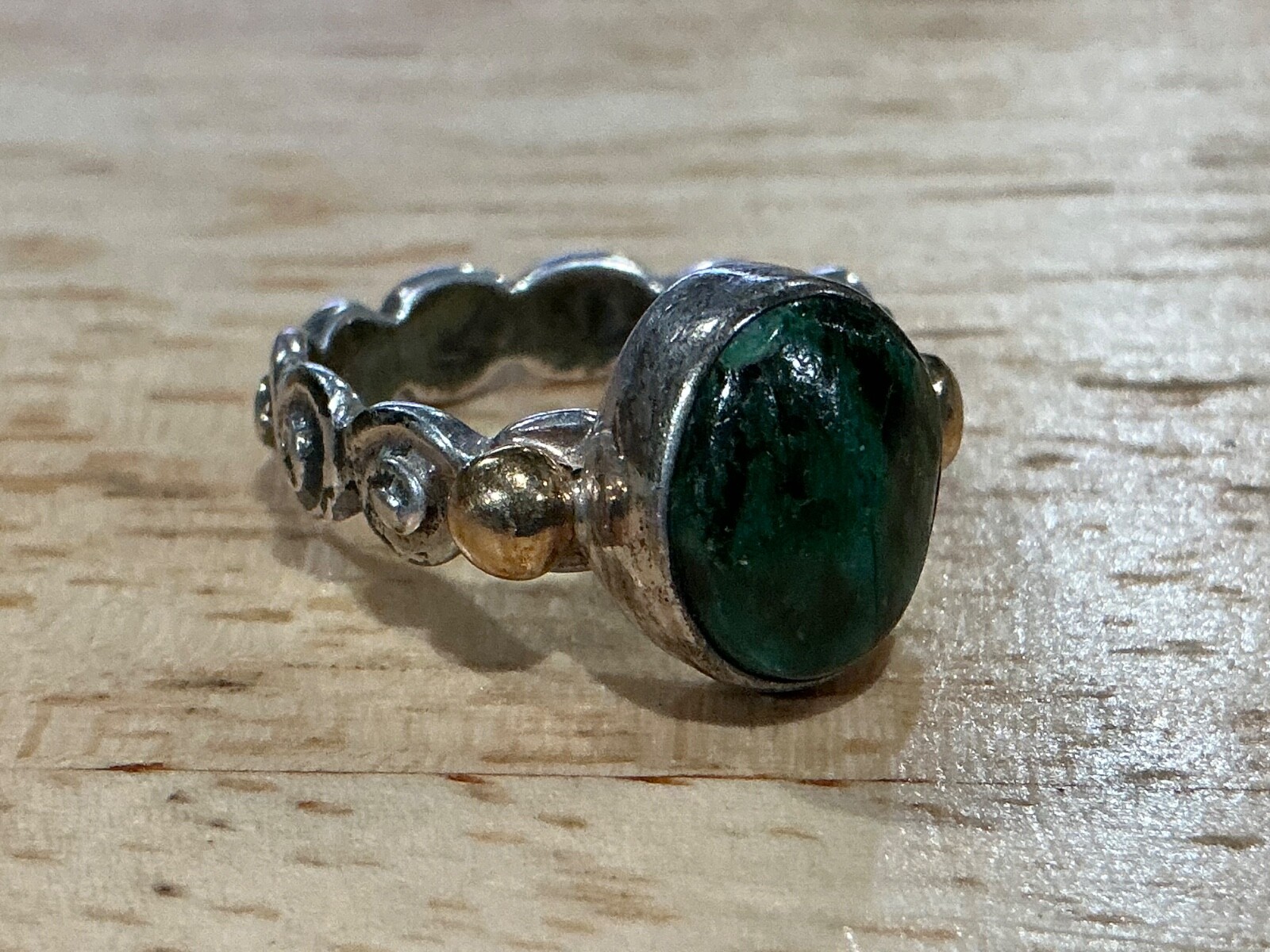 Amy Kahn Russell Ring 18K & 925 Sterling Silver AKR