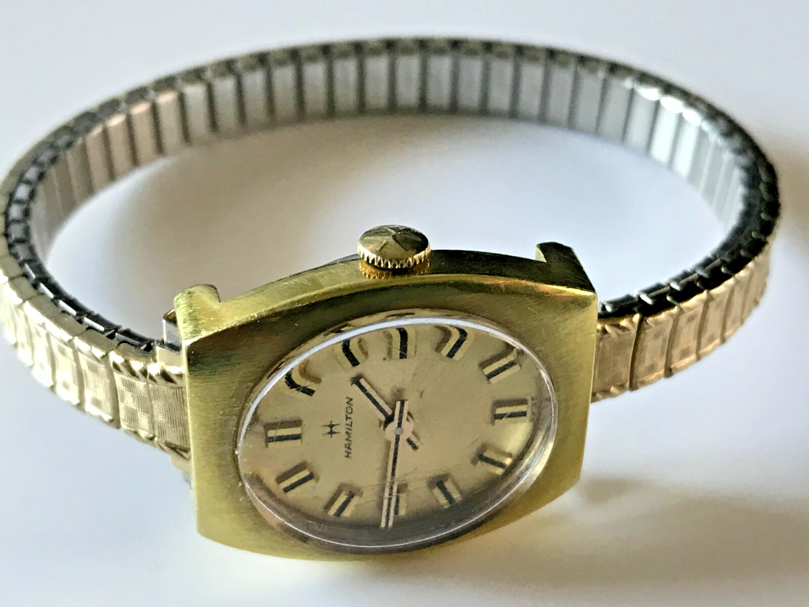Vintage Hamilton 17J Swiss Women’s Watch 732 Hand Wind – Working