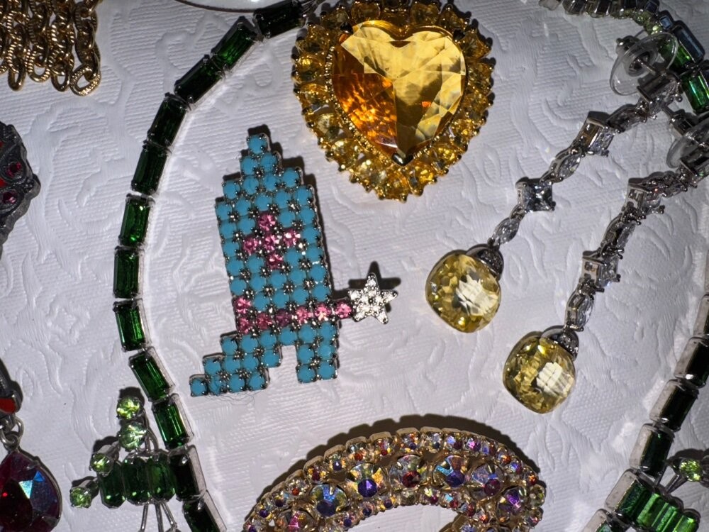 High End Vintage Jewelry Lot Eisenberg Austria Juliana KJL Weiss Sterling Silver