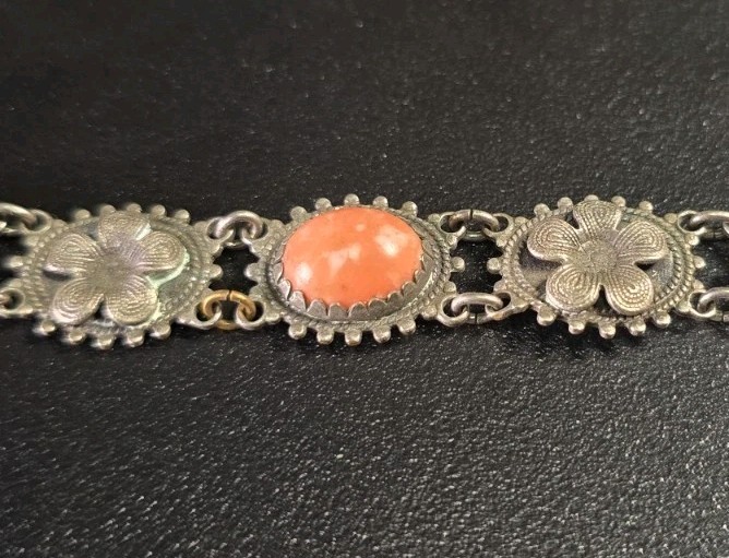 Antique Art Deco Czech Glass Bracelet