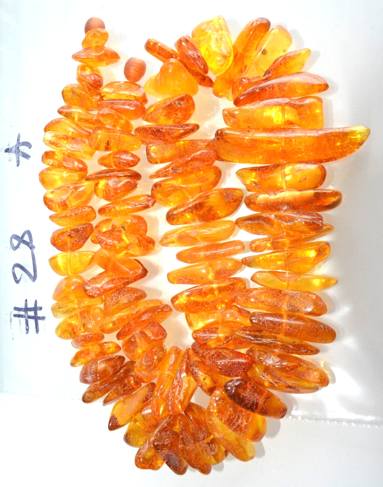 72gr RUSSIAN SOVIET BALTIC AMBER BEAD NECKLACE 琥珀 BRACELET STONE PENDANT EARRING