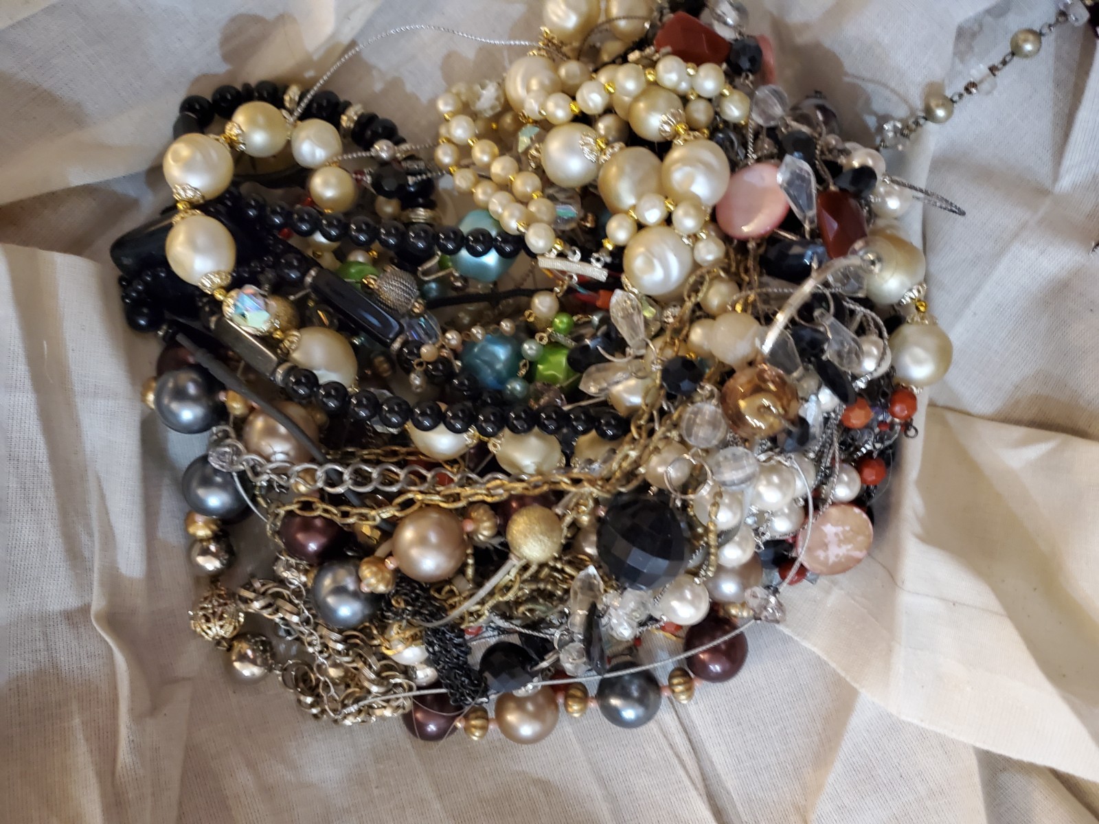 5.6 lbs vintage now jewelry harvest diy costume wearable repurpose