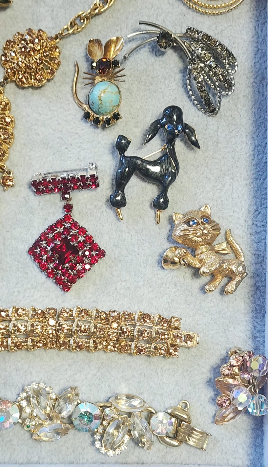 VtgJewelry Lot 21pc Juliana Jomaz Gianni De Liguoro Les Bernard Austria C857