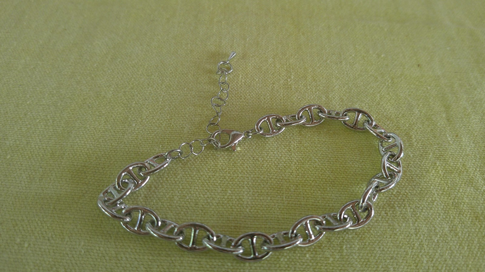 Vintage Silver Tone Mariner Link Bracelet Adjustable 6.5–8.5 Inch