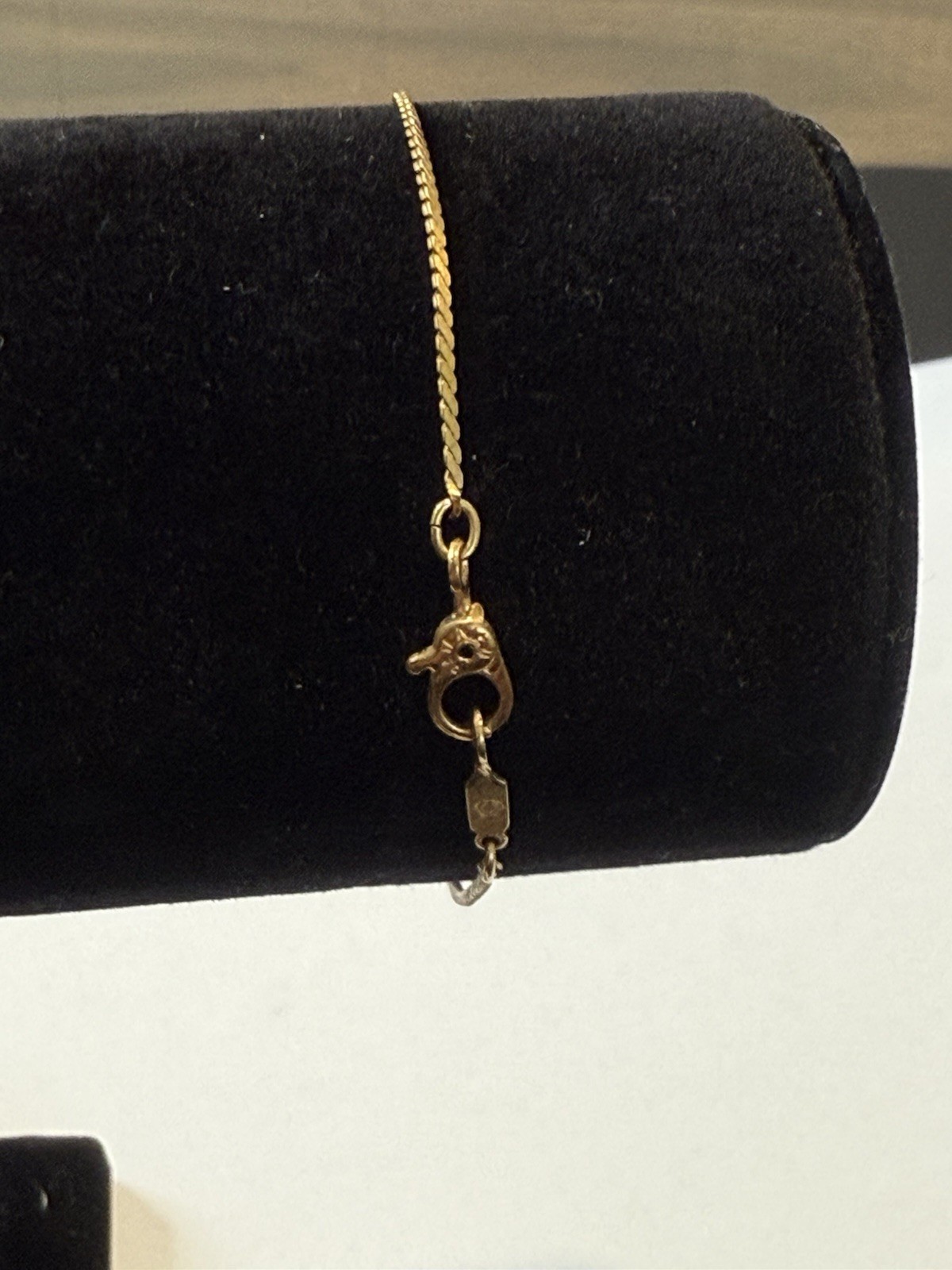 Vintage Monet Gold Tone Chain Bracelet Sister Clasp Signed 6.5″