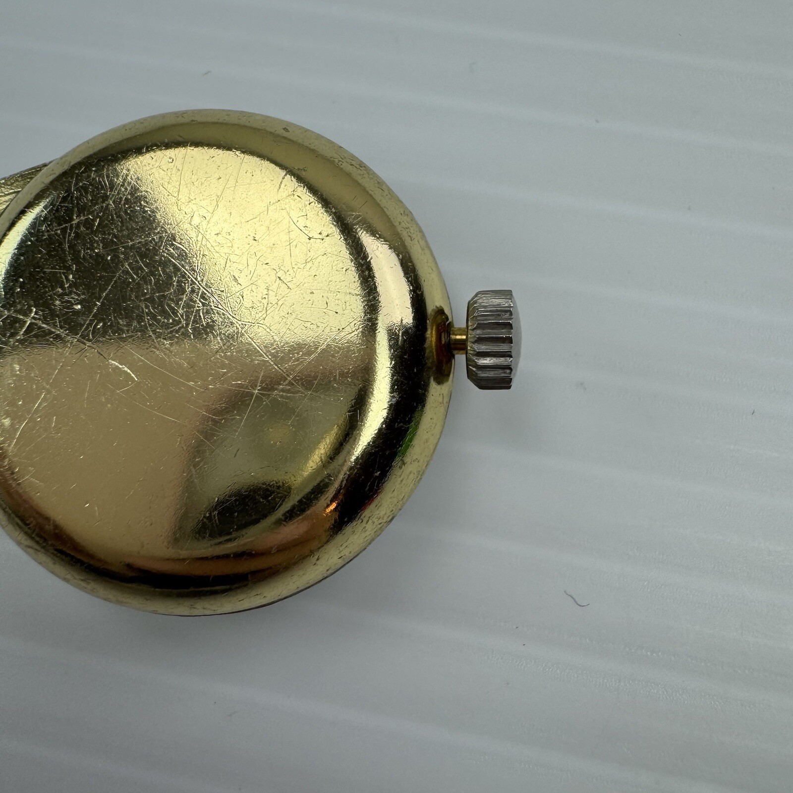 Vintage Endura Pendant Watch Gold Tone With Necklace UNTESTED