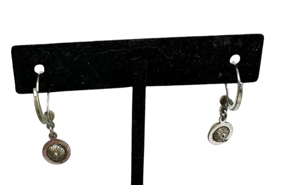 Vintage Rolled Gold Pearl Drop Earrings Leverback Classic Dangle Bridal Jewelry