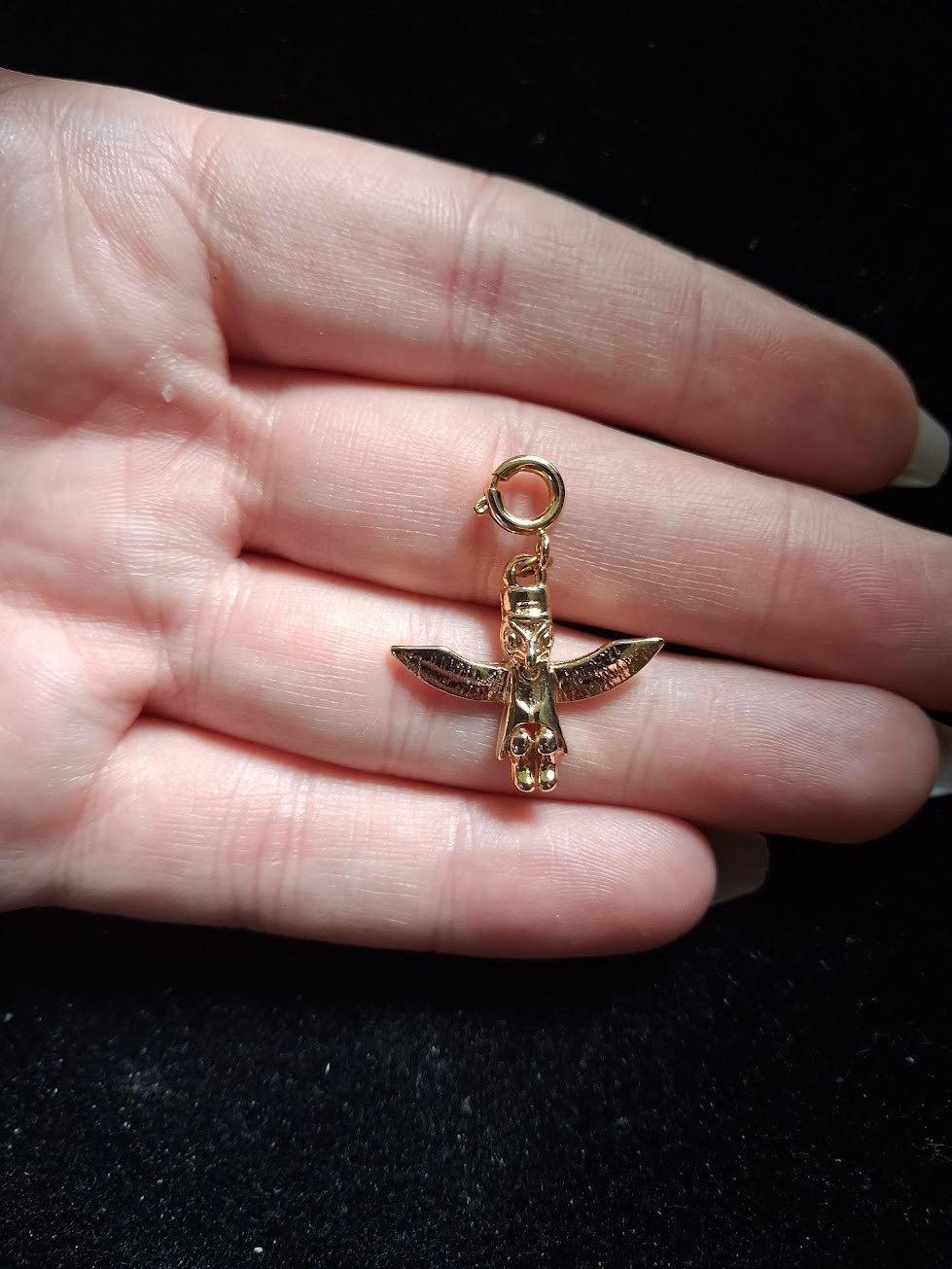 Unusual Bird Person charm