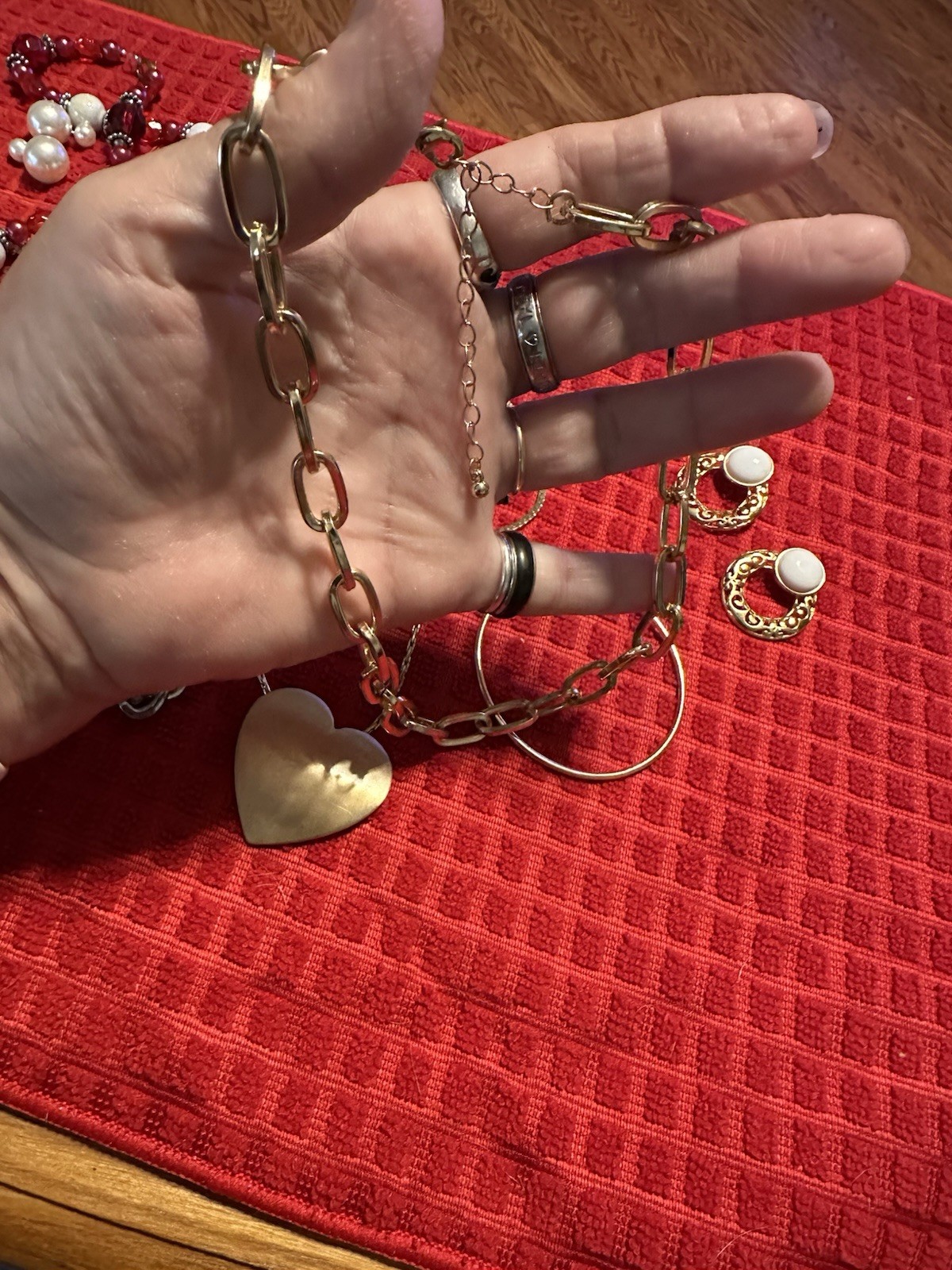Vintage Costume Jewelry ALL WEARABLE used Lot Some Signed