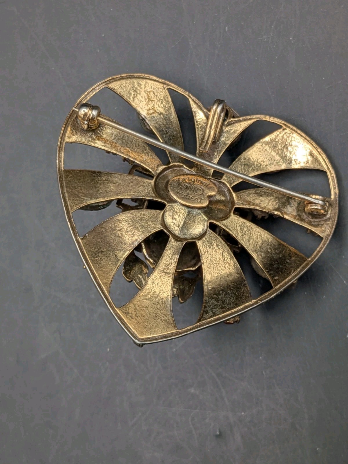 RARE Vintage Original by Robert Heart Brooch