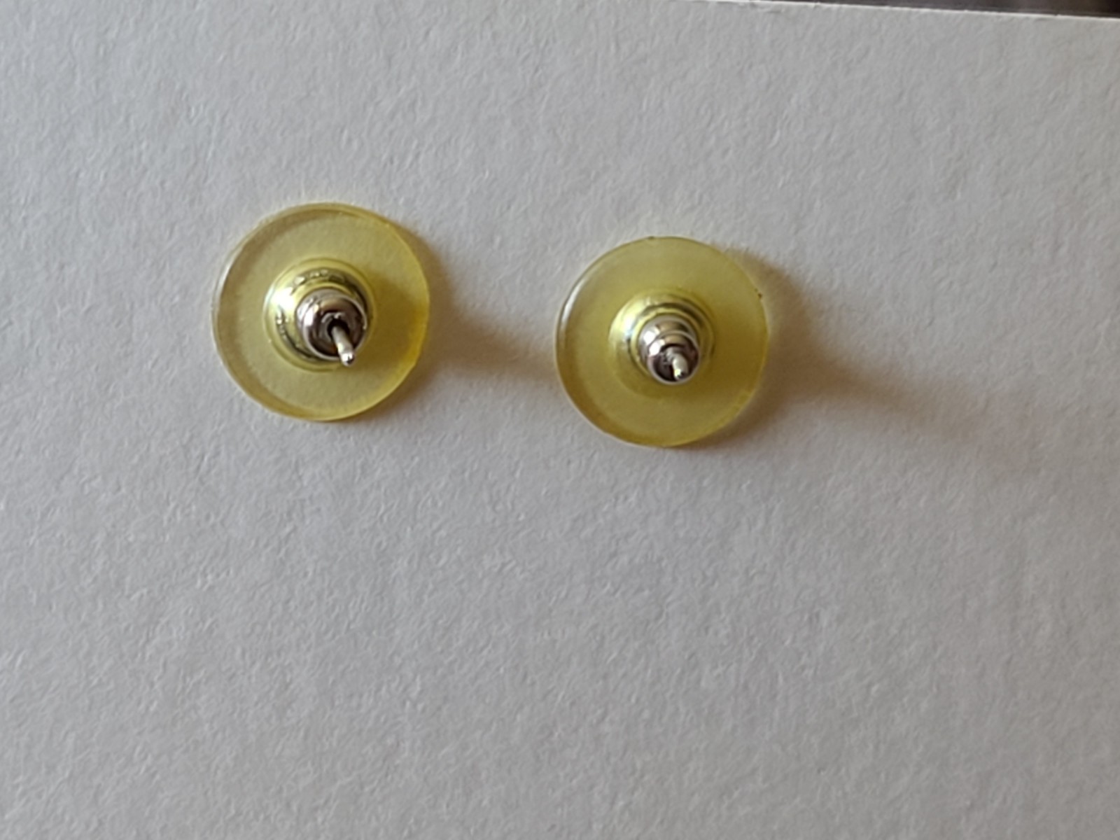 Vintage Sterling Silver Paua Shell Fan Dangle Stud Earrings Southwestern Style