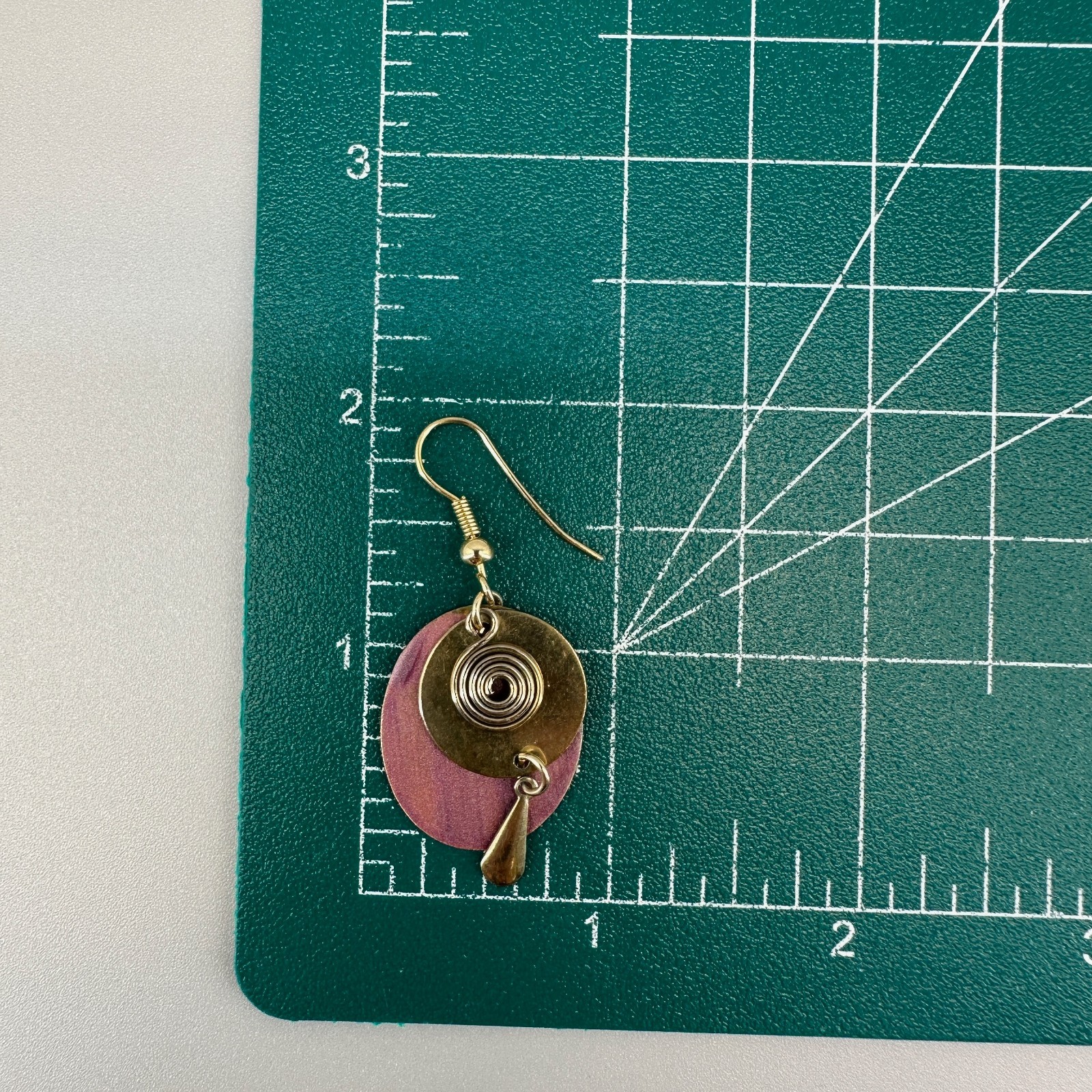 Vintage Bohemian Artisan Earrings Lot Mixed Metals Dangle Pierced Earth Tone