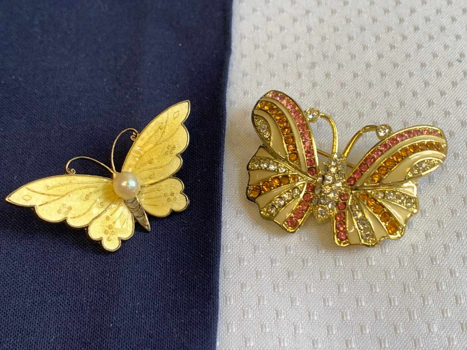 Vtg Butterfly Costume Jewelry Lot Eisenberg Sporrong & Co Trifari Monet Avon