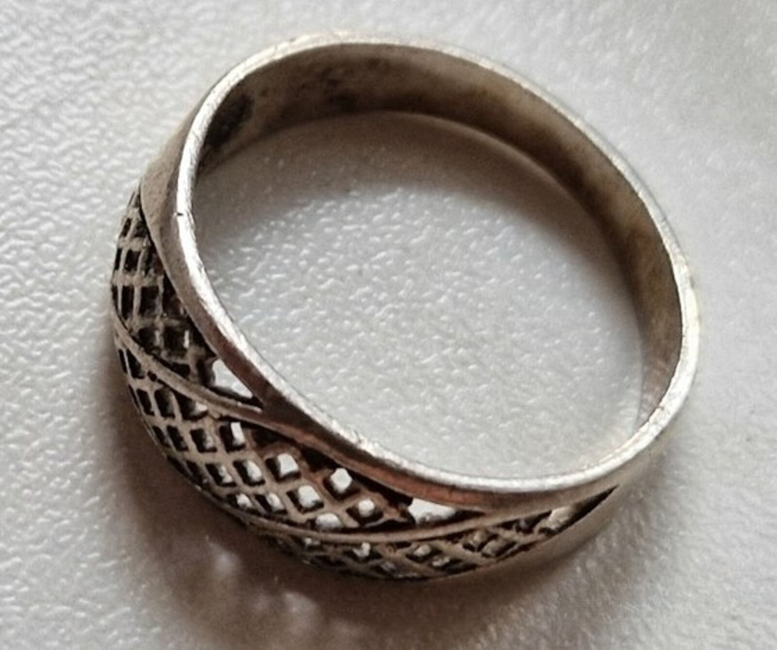 Vintage Soviet USSR ring sterling silver 925 ⭐ Size 8 Weight 2.4 g.