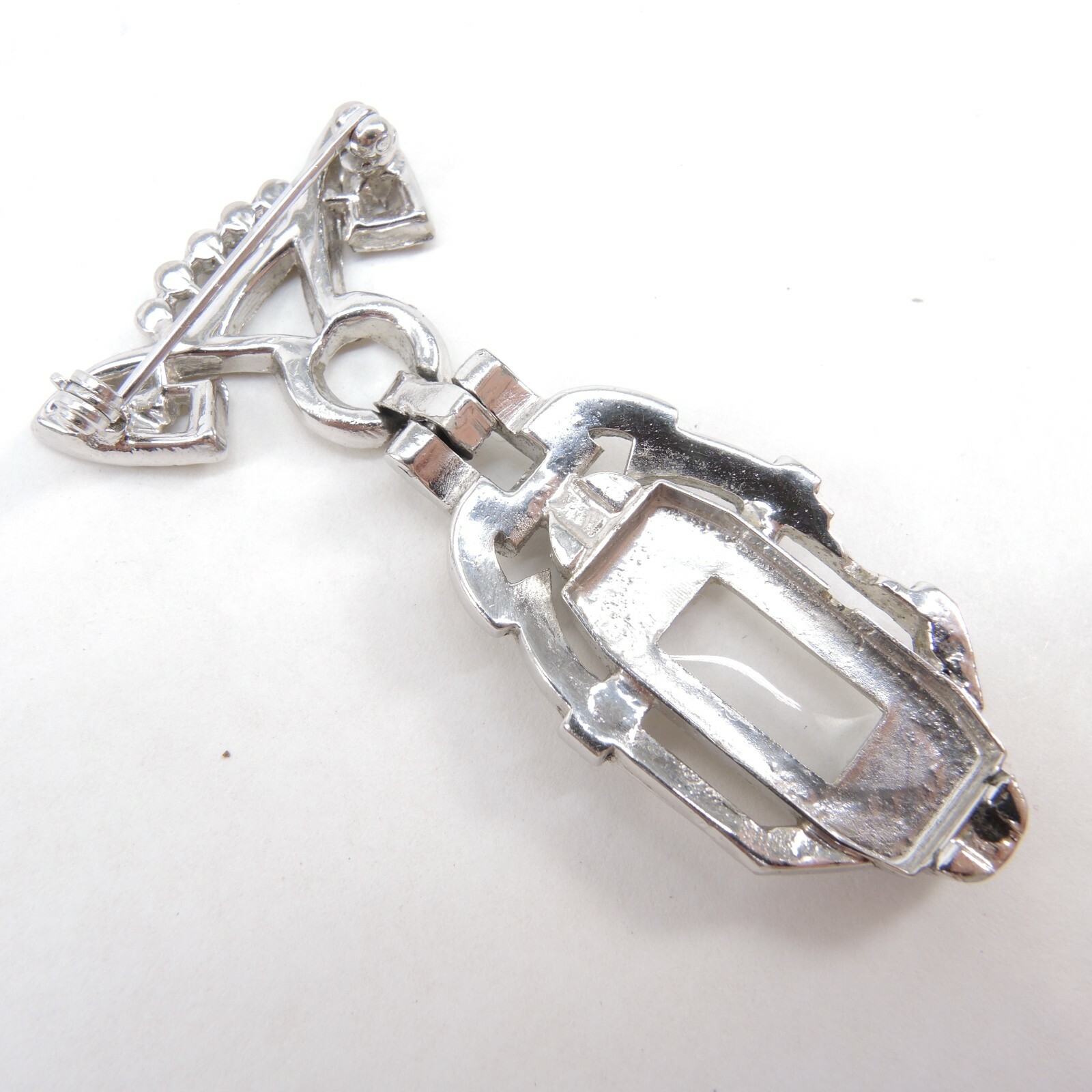 Silver Antique Brooch Nurse Watch Vintage Manual Wind Ollendorff Elite