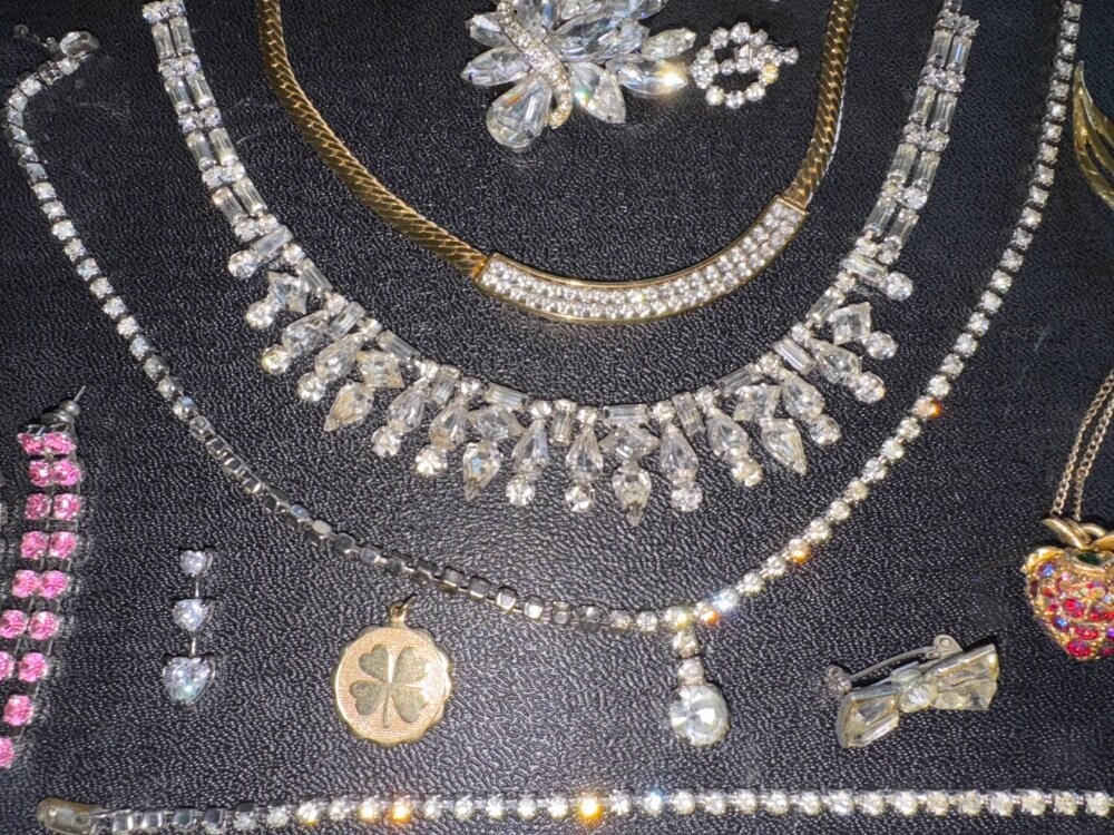 High End Vintage Jewelry Lot Eisenberg Austria Juliana KJL Weiss Sterling Silver