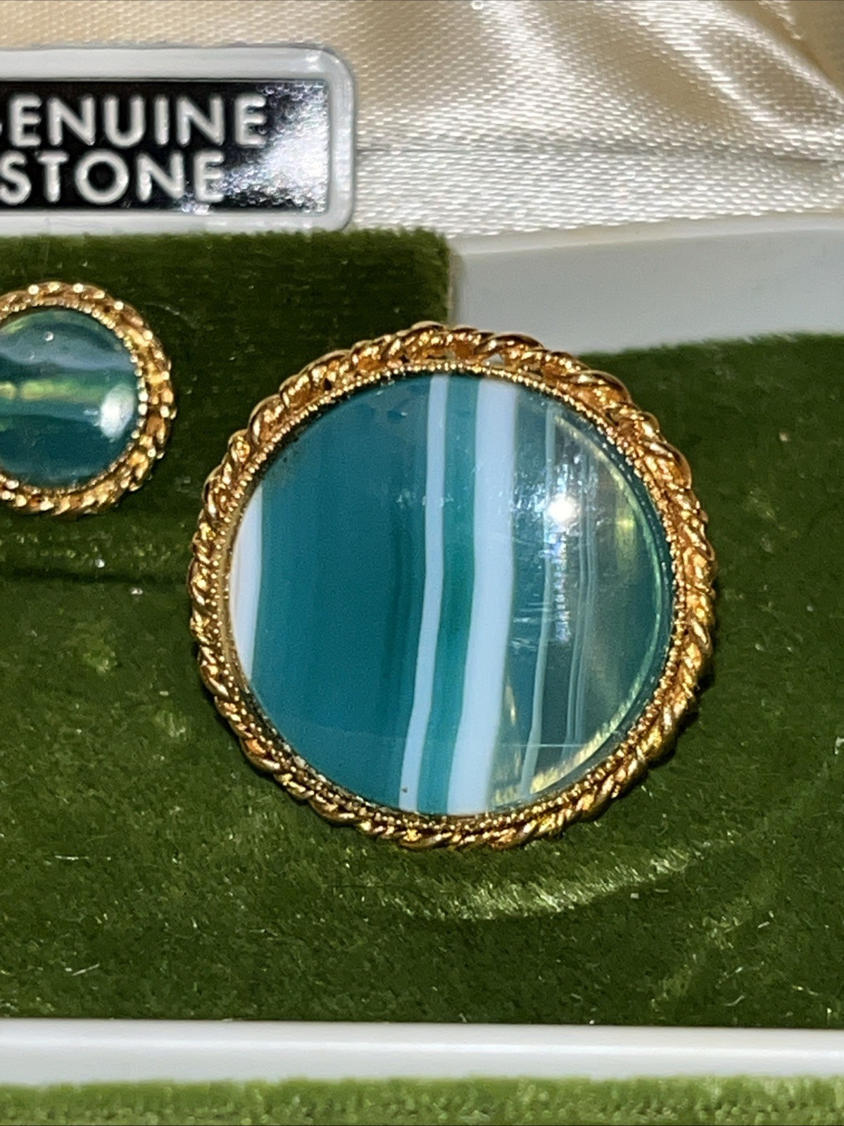HADLEY Andrea Bouchard Collection Cufflinks & Tie Tack Set VINTAGE