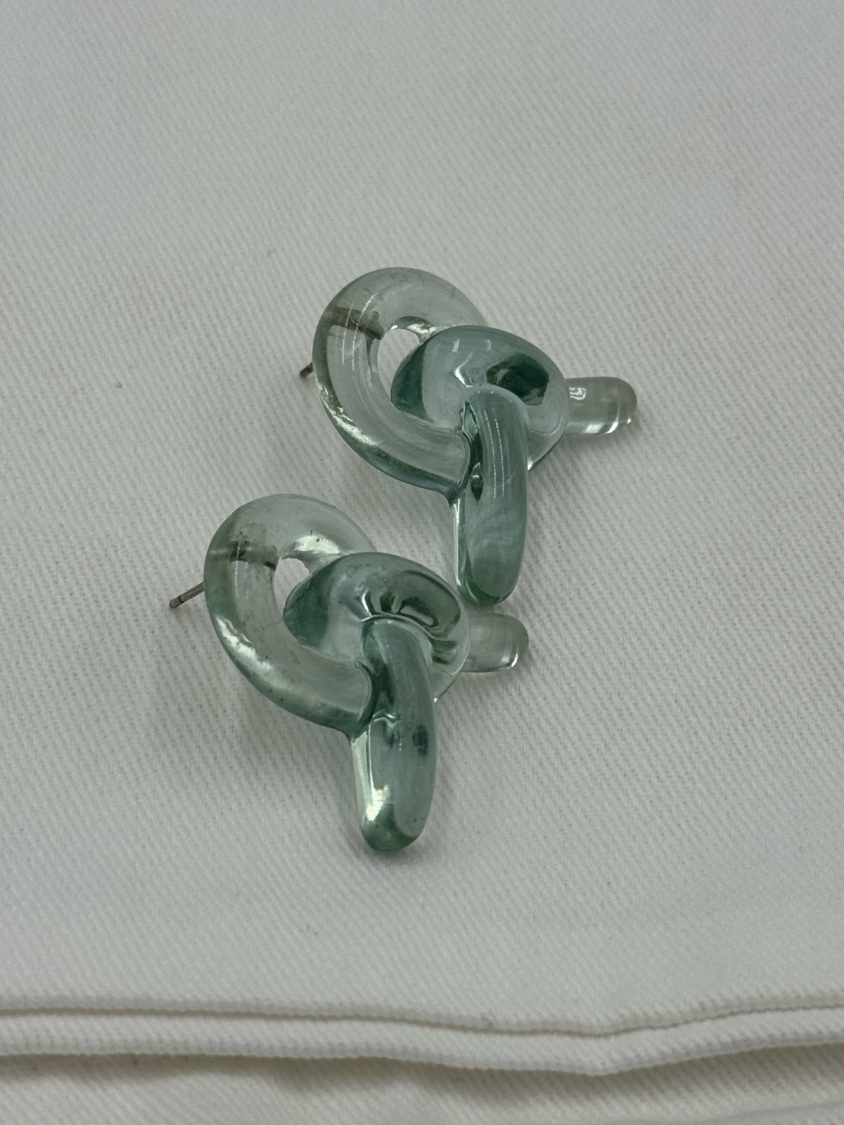 Vintage Acrylic Lucite Cuff Bracelet w/ Earrings Casual Business Elegant Women’s