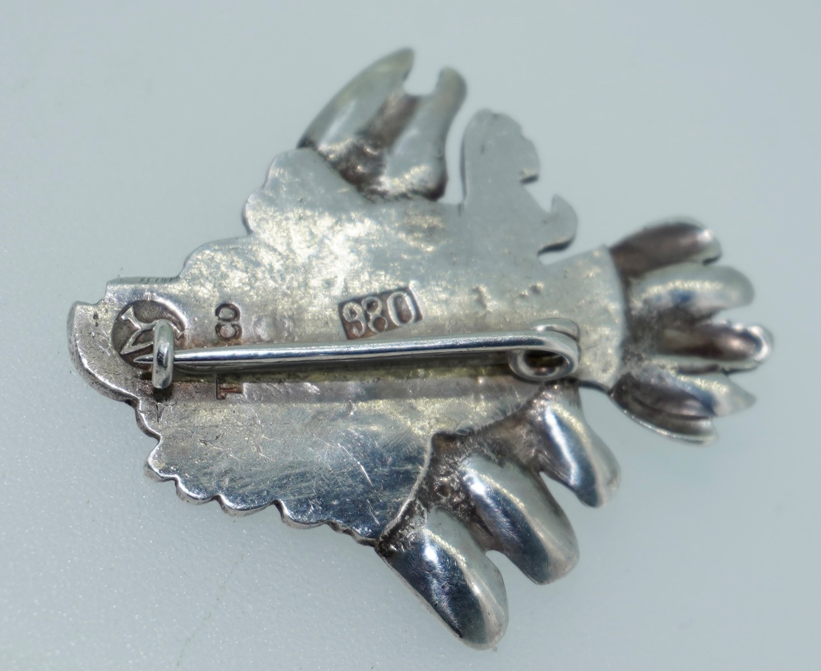Original William Spratling Flying Eagle 980 Silver Pin