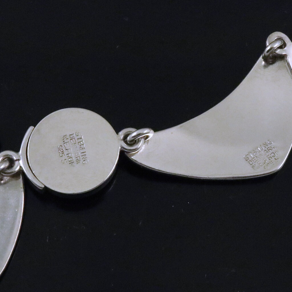 N.E. From – Denmark. Sterling Silver Necklace. 1960s.