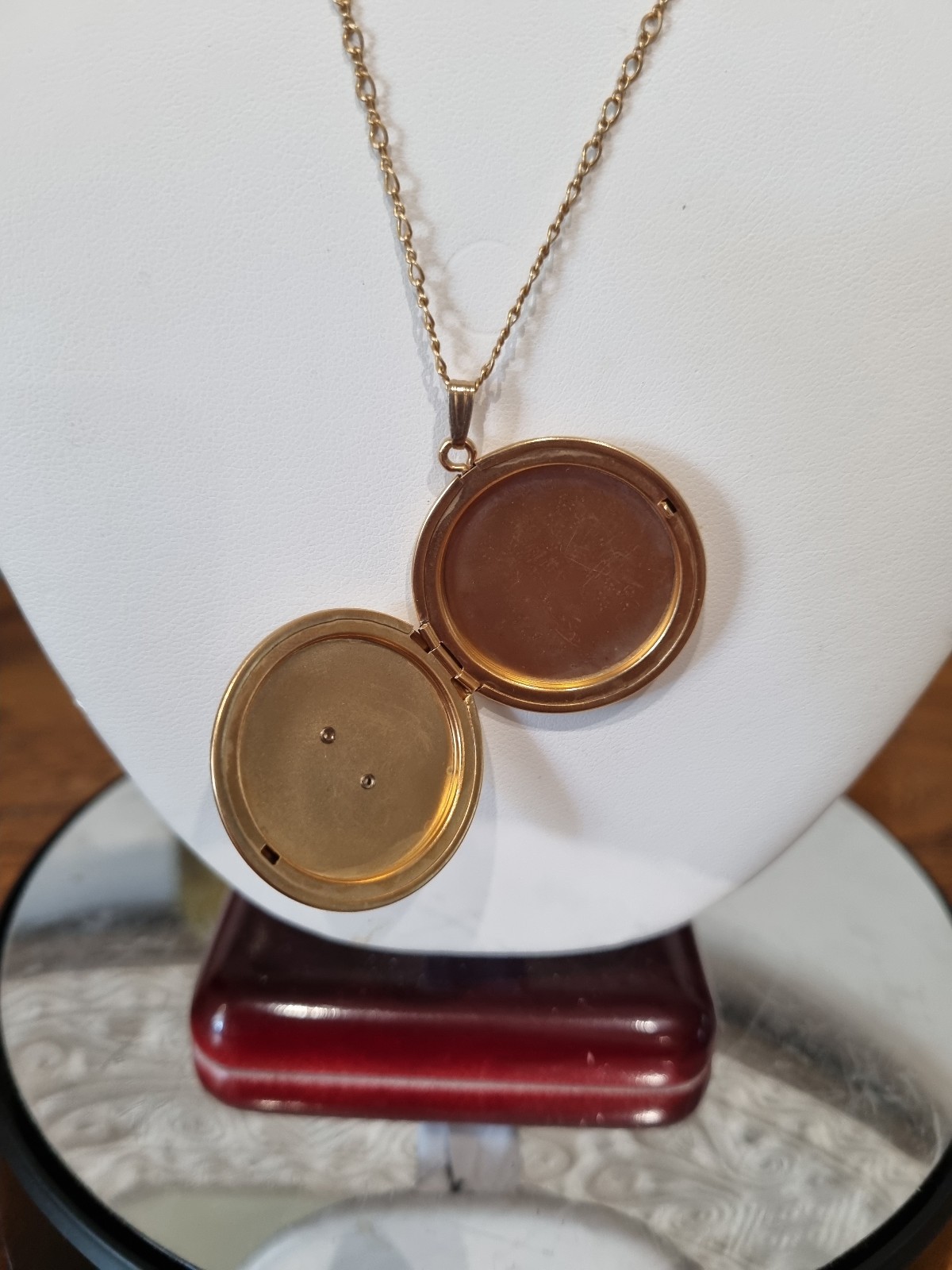 Vintage 14k Gold Fill Locket Black Hills 10k 12k Solid Trim USA made See Video