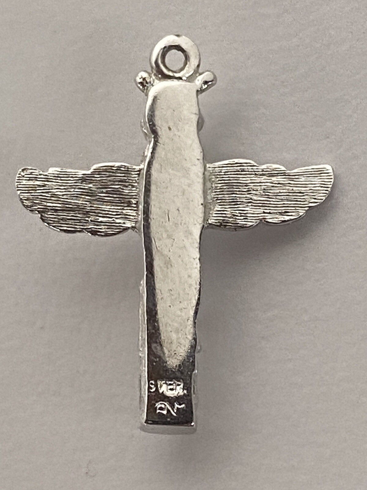 VIntage Sterling Slver Gorgeous Totem Pole Charm Native First Nations Aboriginal