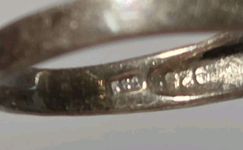 Vtg DBJ Dee Berkley Jewelry 925 Sterling Silver Marcasite Filigree Ring 7.5