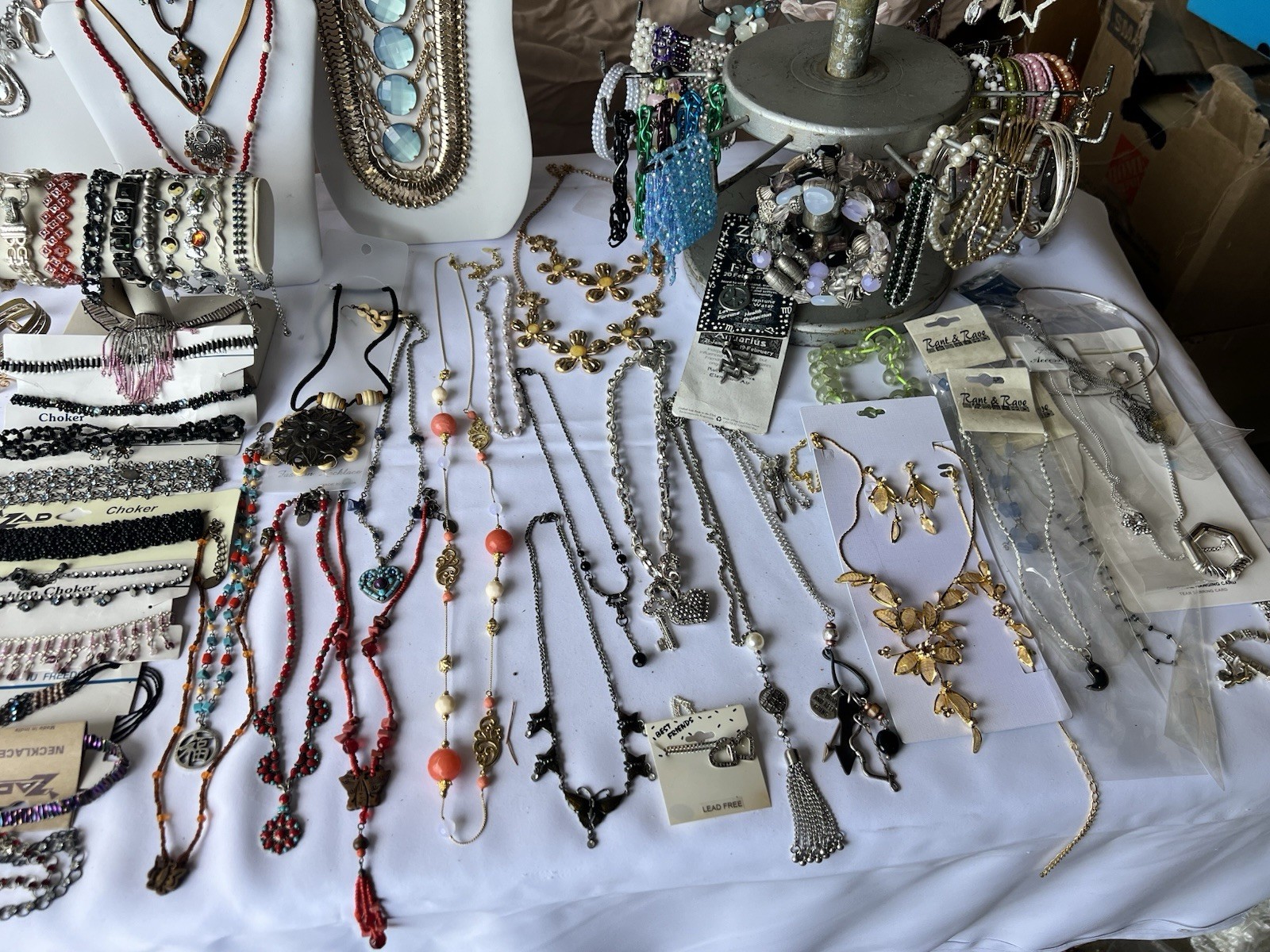 Lot 10- 15 Pieces or ½ Pound Vintage To Modern Fashion Jewelry All Wearable
