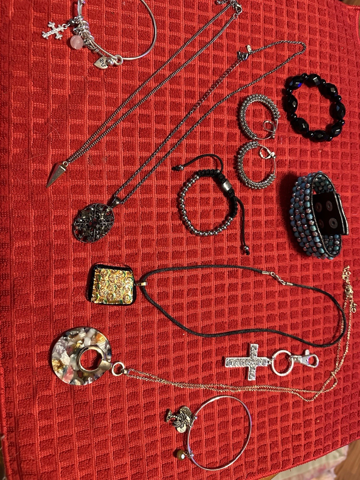Vintage Costume Jewelry ALL WEARABLE used Lot Some Signed