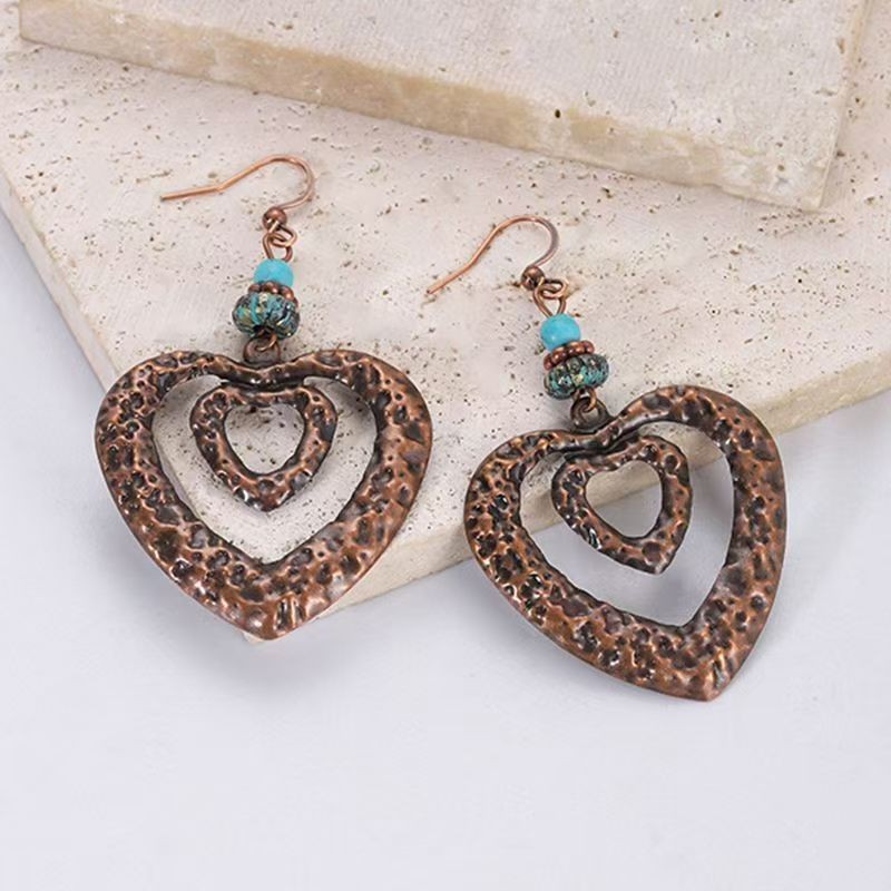 Vintage ethnic style earrings Bohemian Maillard jewelry