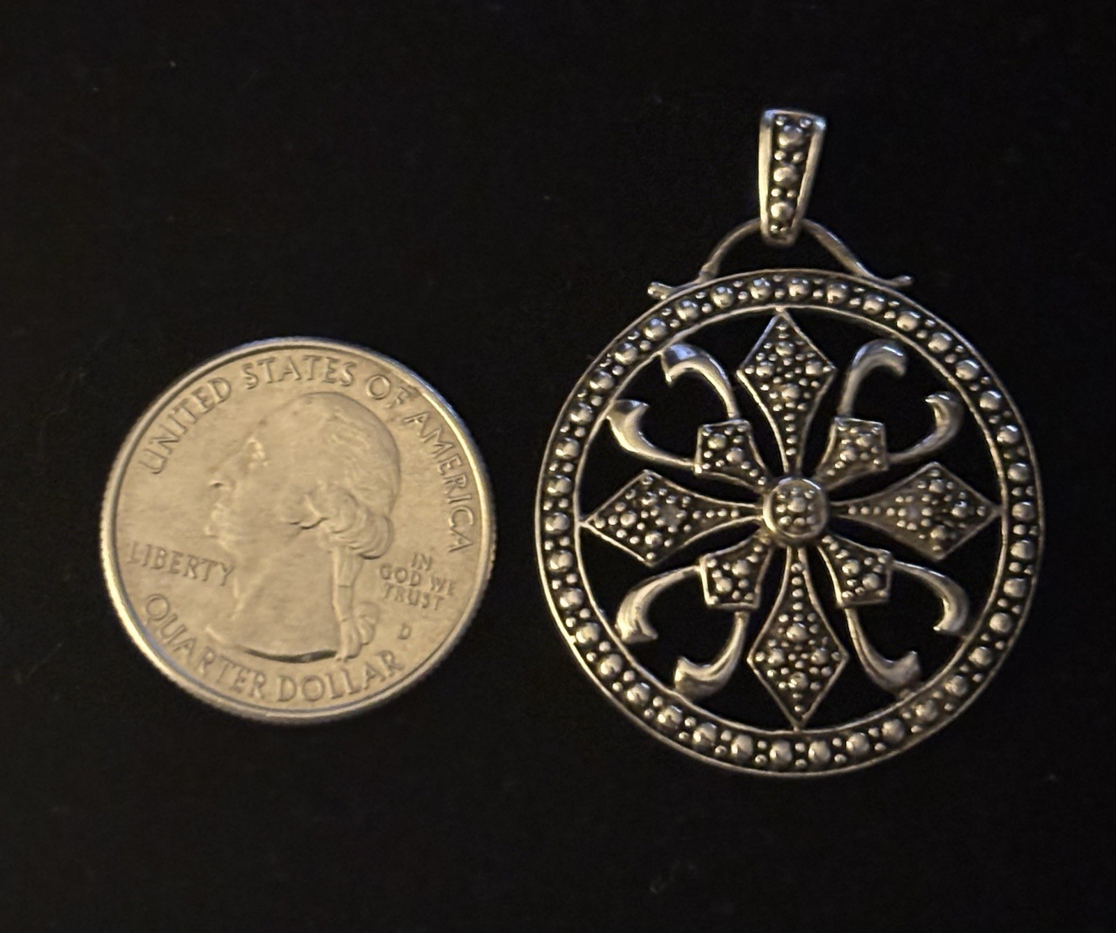 Vintage DBJ Sterling Silver 925 Pendant