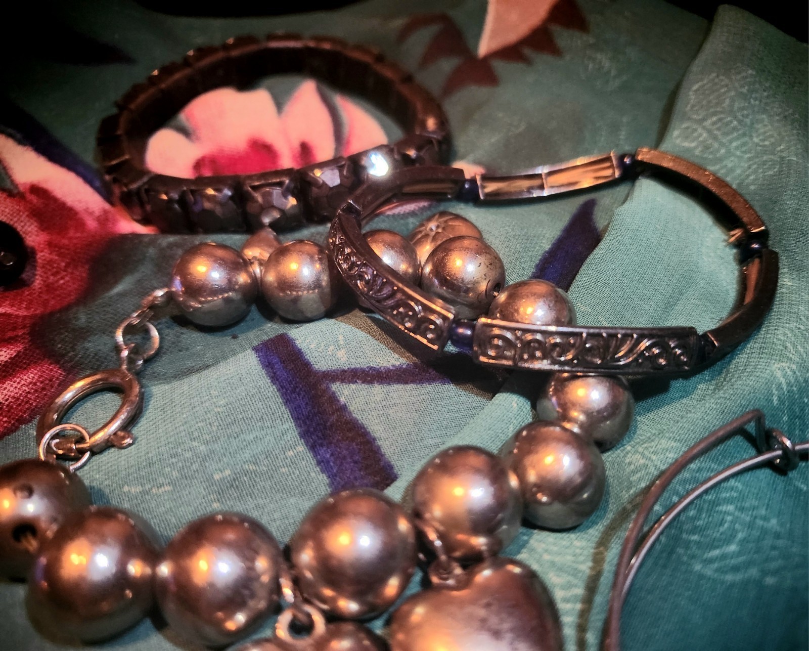 8 Vintage Dress Up Costume Fun & Whimsical Bracelet Jewelry Bundle