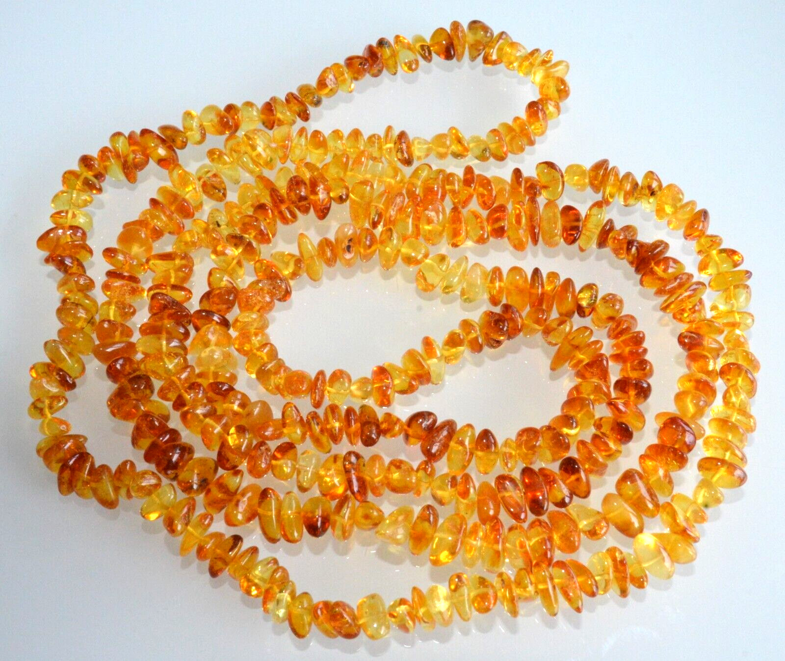 ✅135 cm=54gr RUSSIAN SOVIET BALTIC AMBER BEAD NECKLACE 琥珀 BRACELET STONE PENDANT