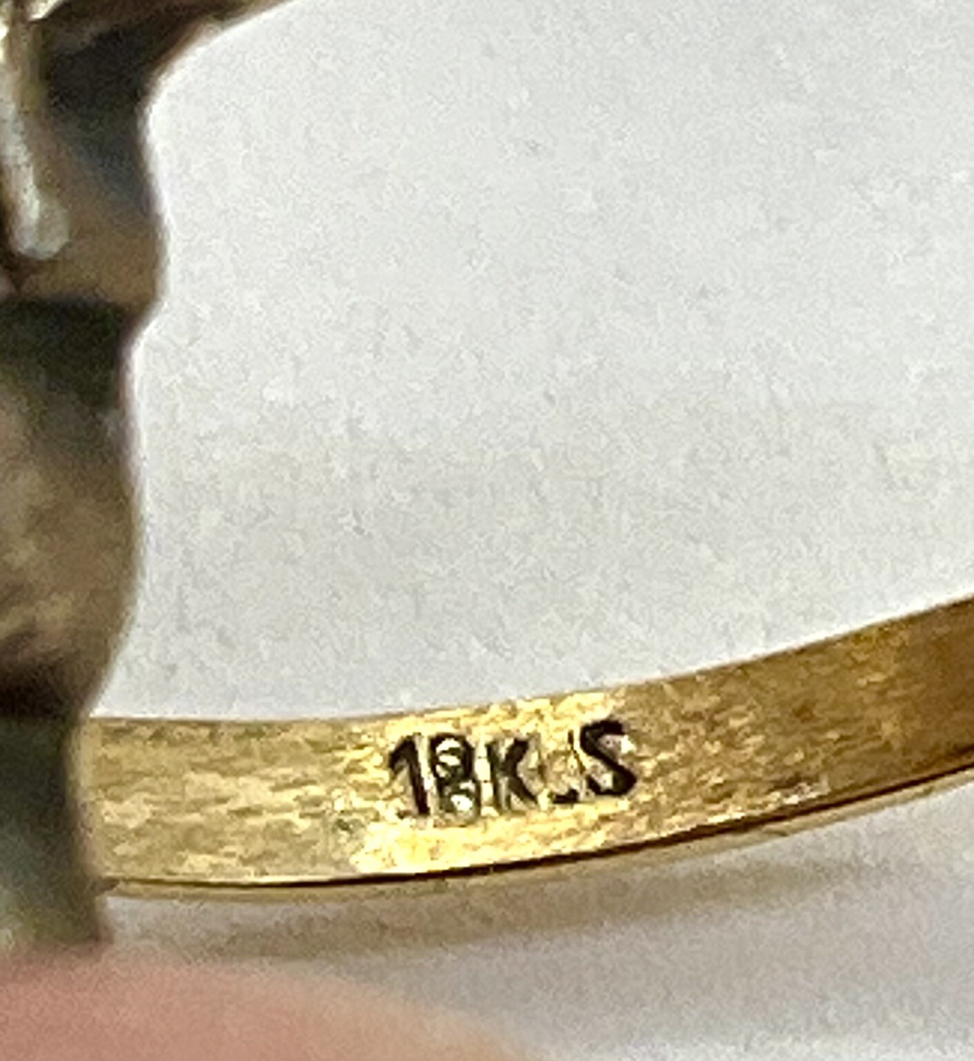 Lovely Gold Silver Amethyst Marcasites Ring Circa 1920