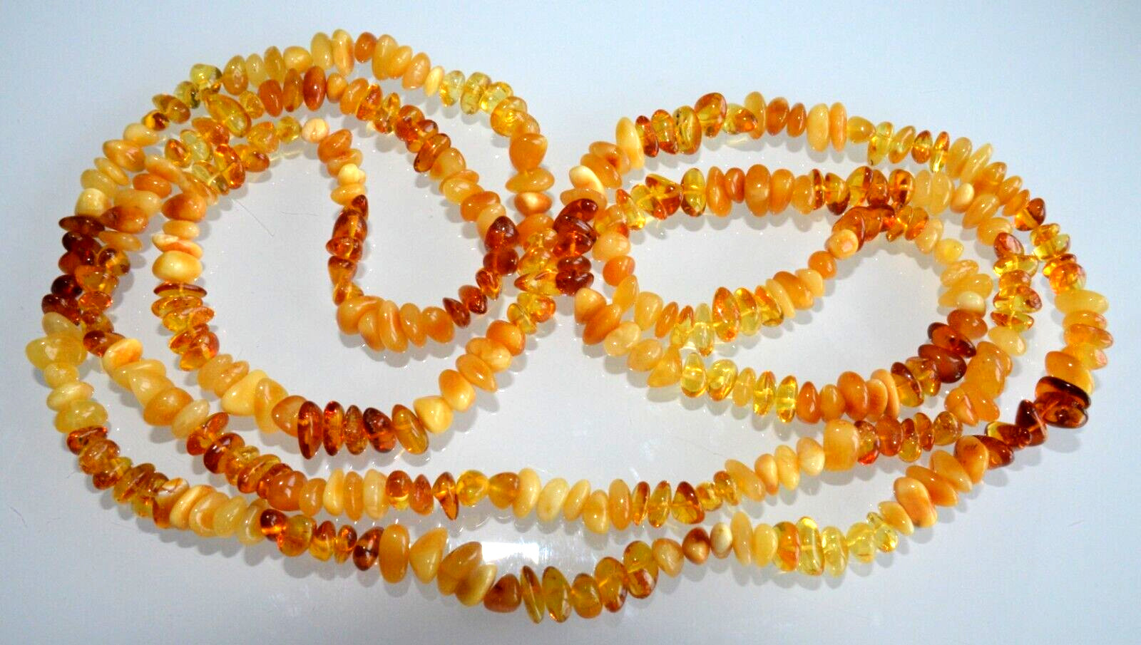 ✅135 cm=51gr RUSSIAN SOVIET BALTIC AMBER BEAD NECKLACE 琥珀 BRACELET STONE PENDANT