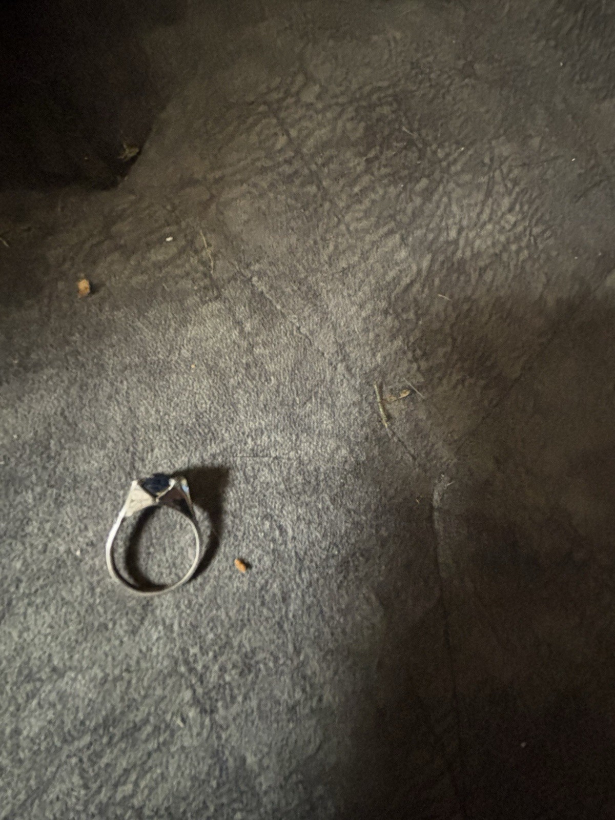 Sterling ESPO Ring With A Fake Stone Vintage Silver .925